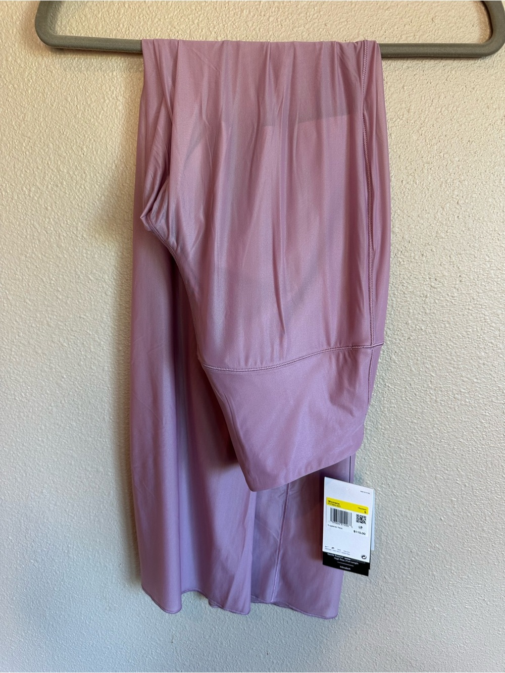 Nike zenvy sheer high rise full length pants, purple